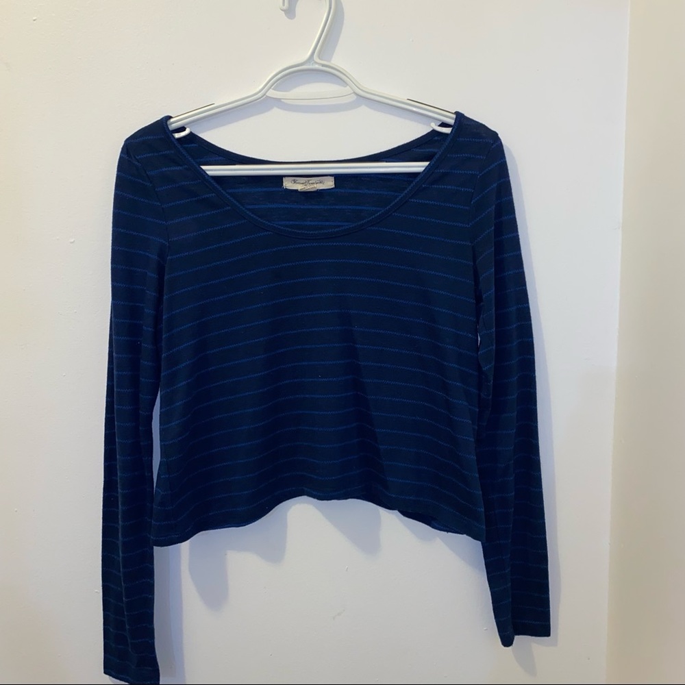 Blue Cotton Cozy Shirt Size S